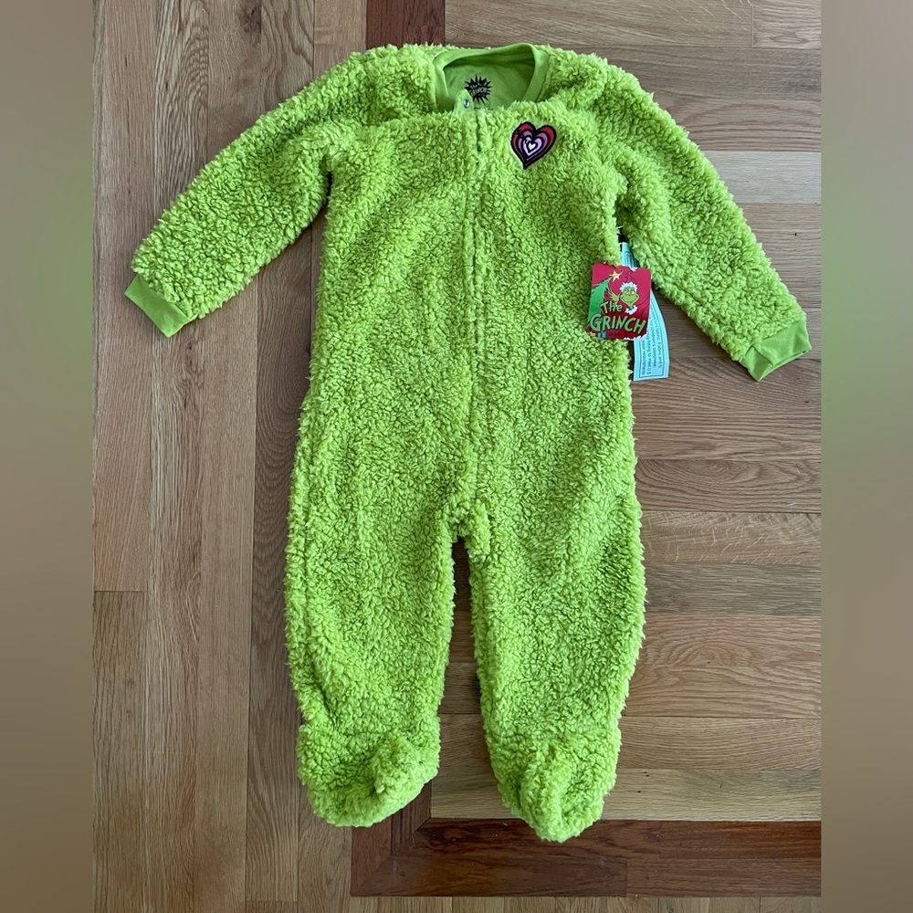 Toddler grinch outfit
